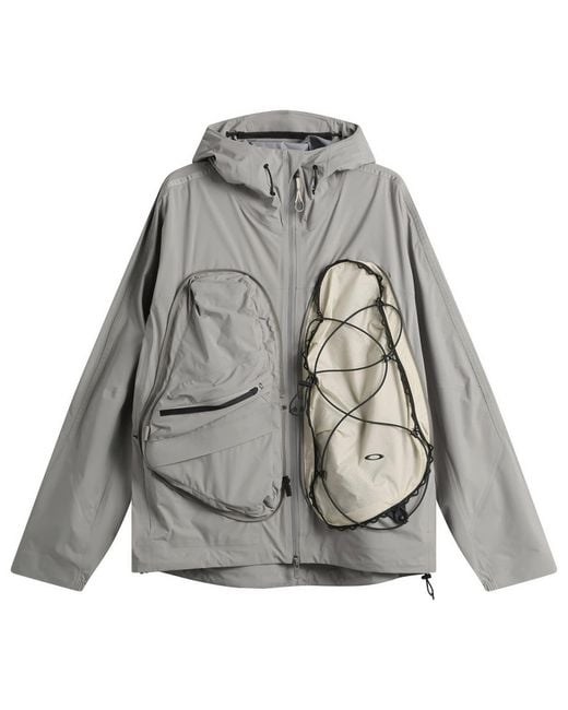 Oakley Gray Latitude Veil Slingpack Jacket for men