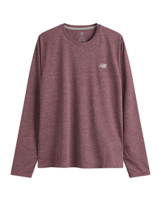 New Balance Purple Athletics Long Sleeve