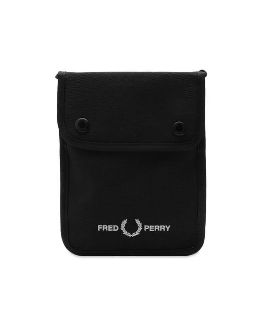 Fred Perry Logo Pouch in Black for Men | Lyst