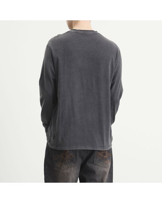 ACMH by Magic Castles Black Bryllyant Long Sleeve T-Shirt for men