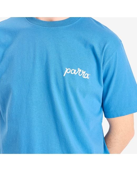 by Parra Blue The Blob T-Shirt for men