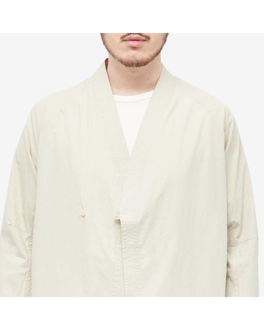 NN07 White Kotaro Kimono Jacket for men