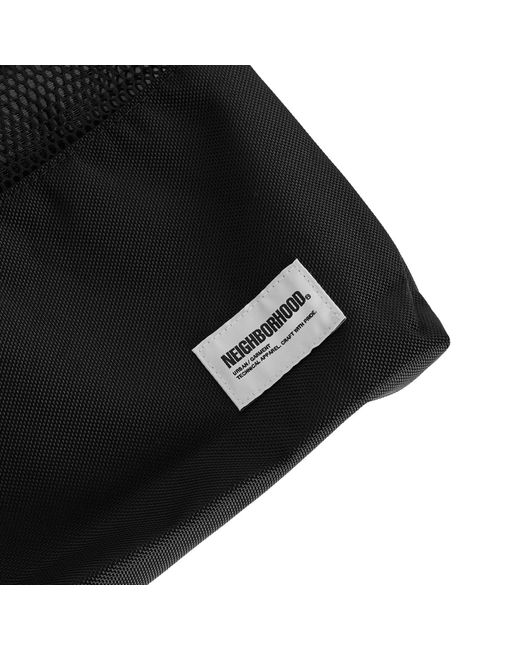 Neighborhood Black Mesh Tote Bag for men