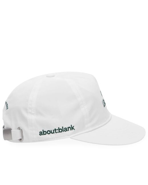 About Blank White End. X Cap for men