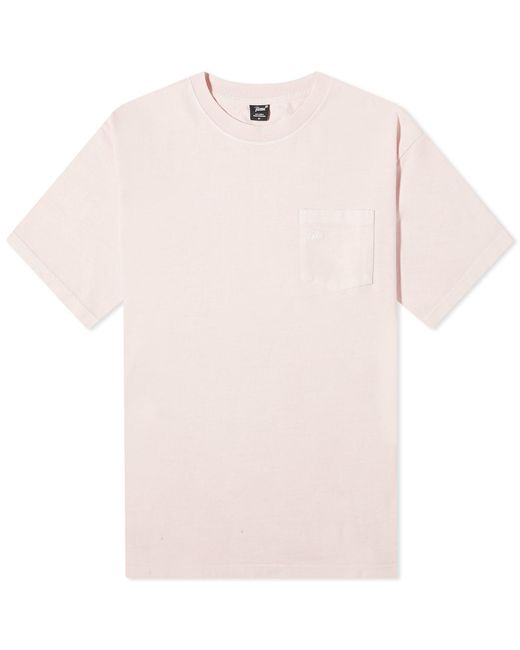 PATTA Pink Washed Pocket T-Shirt for men