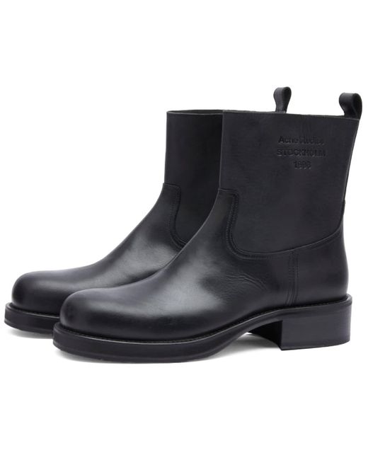 Acne Black Besare Boots Sneakers for men