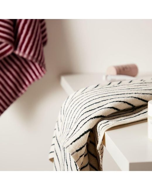 Tekla Gray Organic Terry Bath Towel