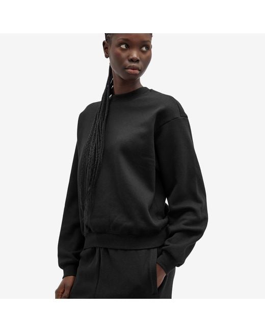 Skims Black Cotton Fleece Classic Sweatpants