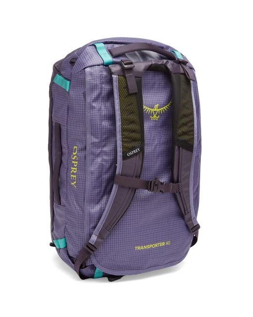 Osprey Purple Transporter Duffel Bag 40