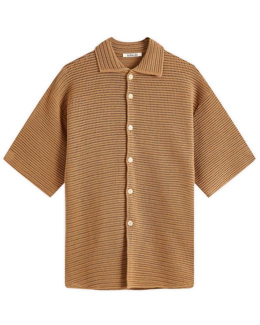 【AURALEE】Cotton knit Short Sleeve AURALEE】Cotton knit Short Sleeve AURALEE】Cotton knit Short