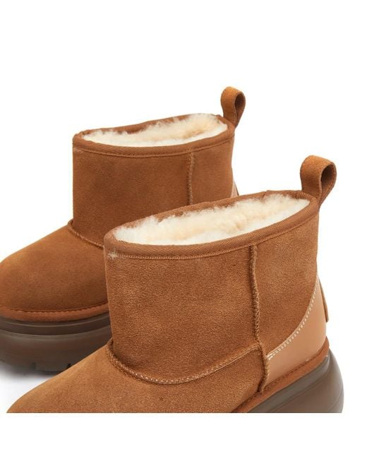R13 Brown Chunky Shearling Boot