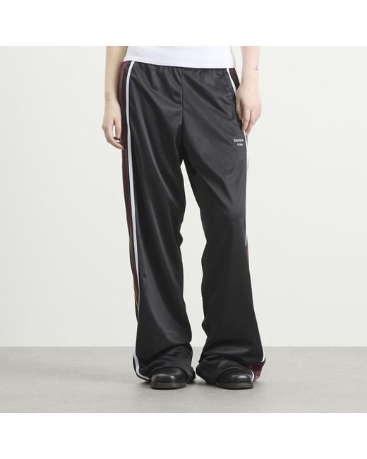 Martine Rose Black Wide Leg Trackpant