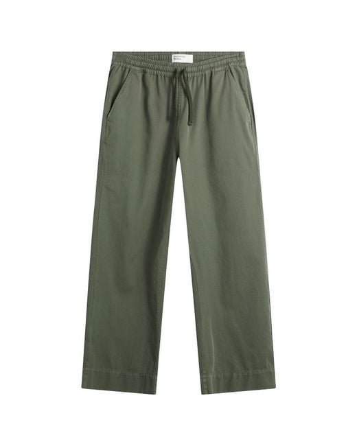 Universal Works Green Kelly Cotton Judo Pant for men