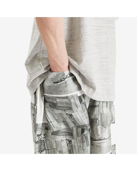 Rohe Multicolor Silk Drawstring Shorts for men