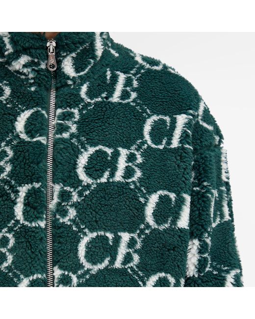 Cole Buxton Green Cb Monogram Fleece for men