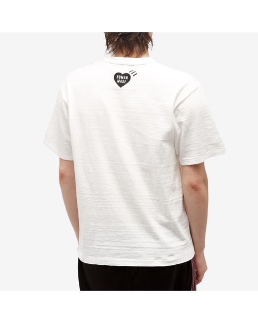 Human Made White Tiger T-Shirt for men