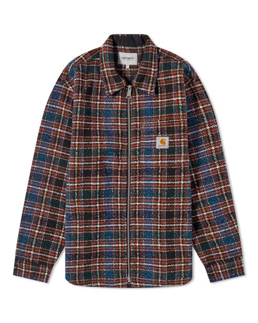 Carhartt Stroy Zip Shirt Jacket in Blue for Men | Lyst Canada