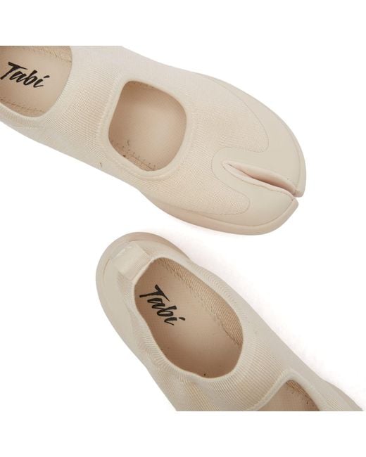 Tabi Footwear Natural Tabi Flat Sneaker