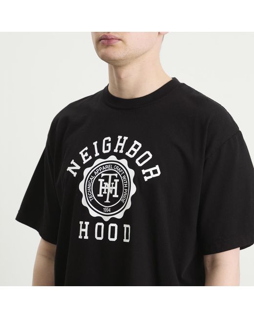 Neighborhood Black Ss-4 T-Shirt for men