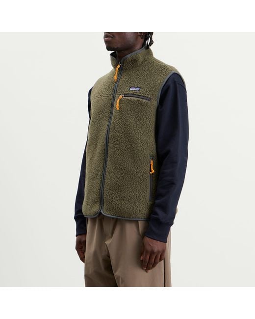 Patagonia Green Retro Pile Vest for men