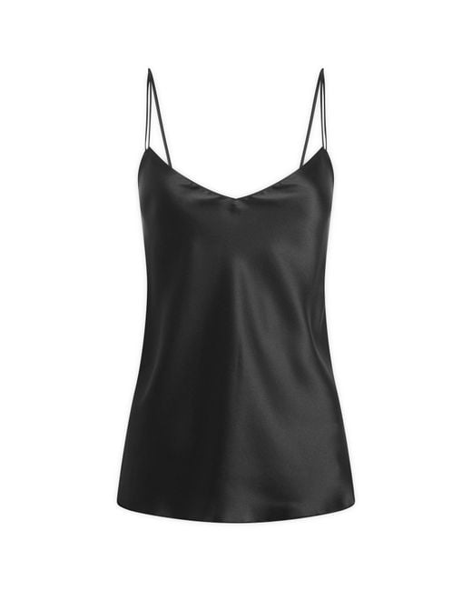 Calvin Klein Black Satin Cami Set