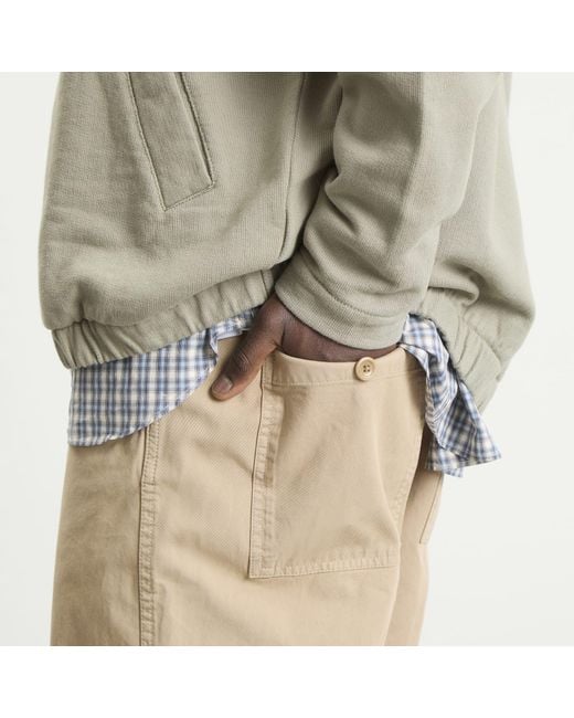 Norse Projects Natural Kvitfjell Relaxed Cotton Twill Pants for men