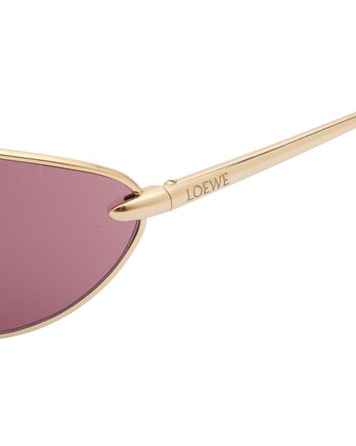 Loewe Pink Signature Wrap Sunglasses