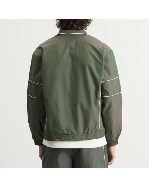 Les Deux Green Prince Shiny Track Jacket for men