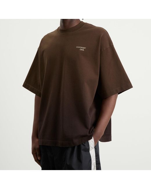 GOOPiMADE Brown End. X Sage T-Shirt for men