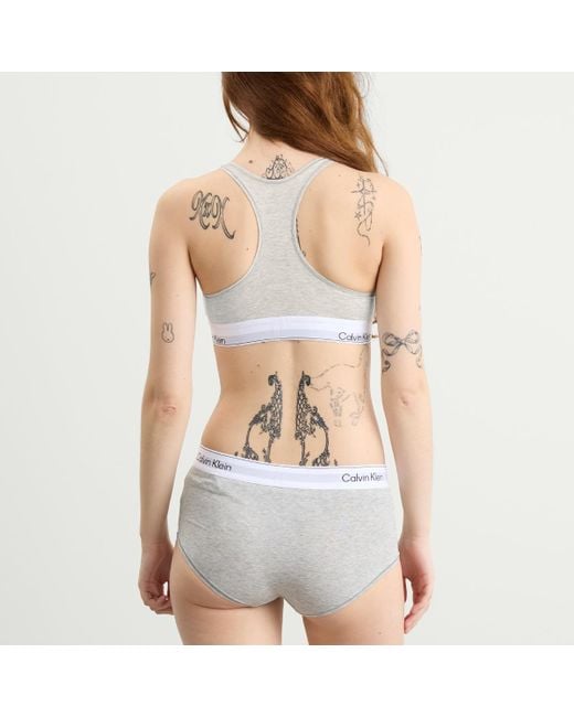 Calvin Klein Gray Icon Unlined Bralette