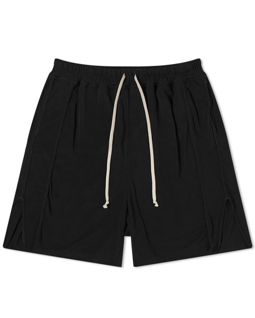 Rick Owens Black Lido Heavy Jersey Shorts for men