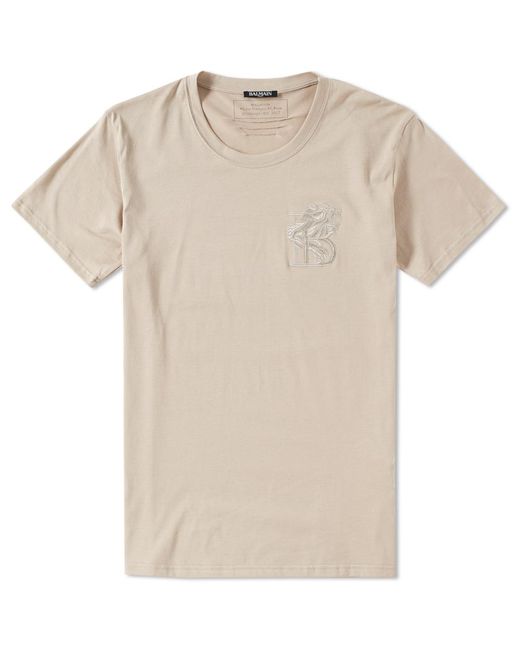 balmain lion t shirt