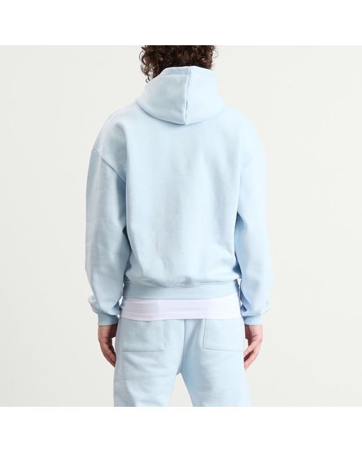 Annie Hood Blue College Hoodie for men