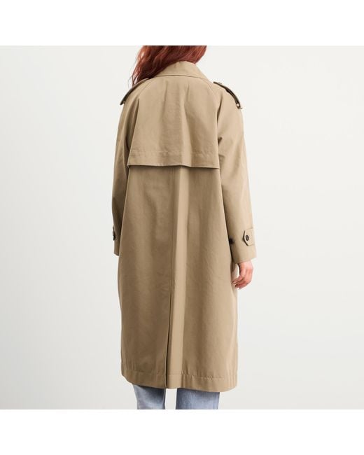 DUNST Natural Oversized Trench Coat