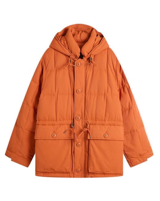 FRIZMWORKS Orange Karakoram Down Parka Jacket for men