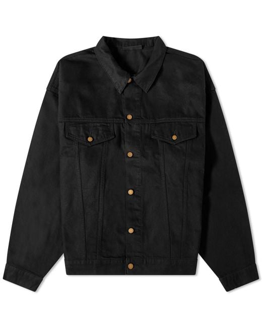 Fear Of God Black Denim Jacket for men