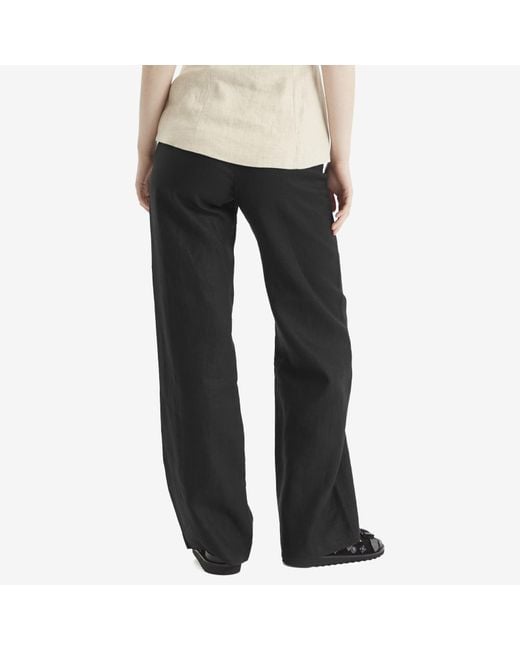 Faithfull The Brand Gray Ilride Linen Pants