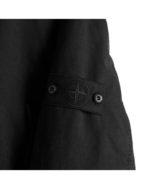 Stone Island Black Ghost David-Tc Parka Jacket for men