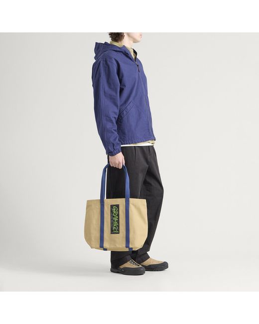 Gramicci Blue Duck Canvas Tote Bag for men