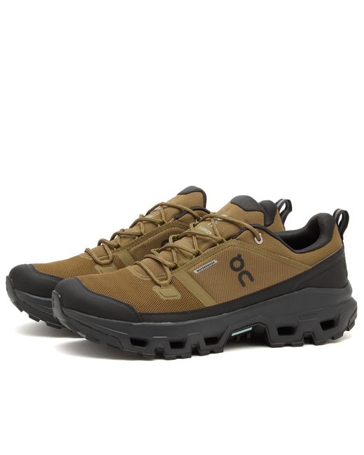 On Shoes Brown Cloudrock Low Wp for men