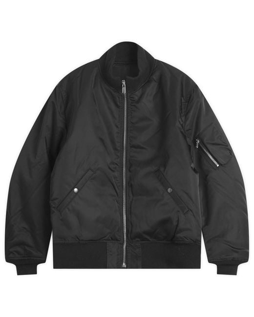 Rick Owens Black Flight Jacket for men