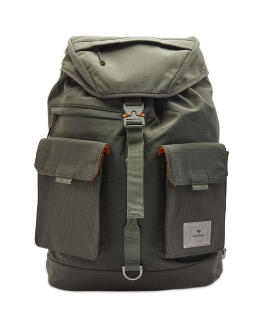Paul Smith Green Drawstring Backpack for men