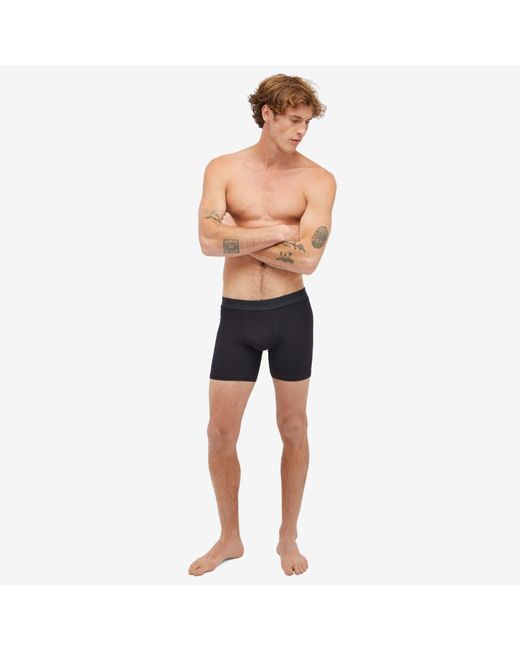 Skims Black Stretch Boxer Brief 5" for men