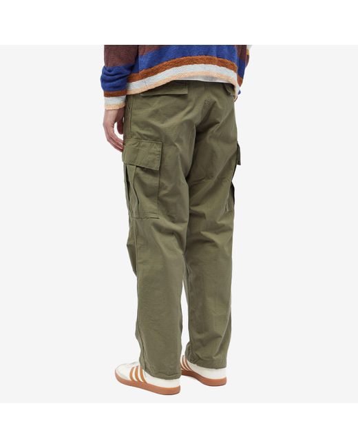 Orslow Green Vintage Fit 6 Pockets Cargo Pants for men