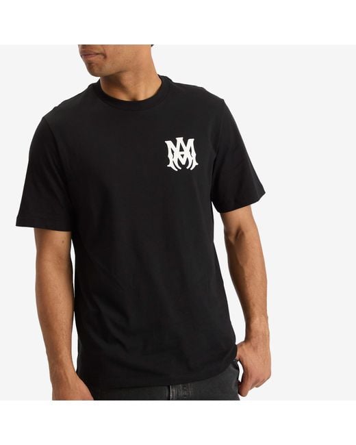 Amiri Black Ma Core Logo Tee for men