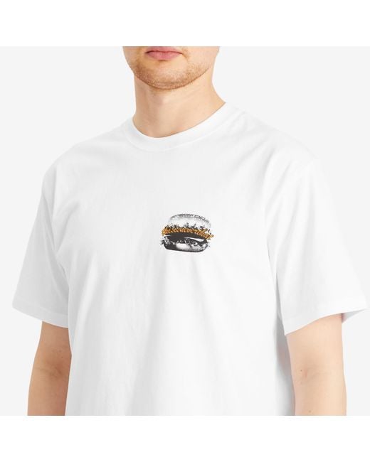 Thisisneverthat White Hamburger T-Shirt for men