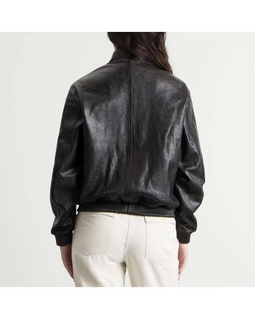 NOTHING WRITTEN Black Leather Single Rider Jacket