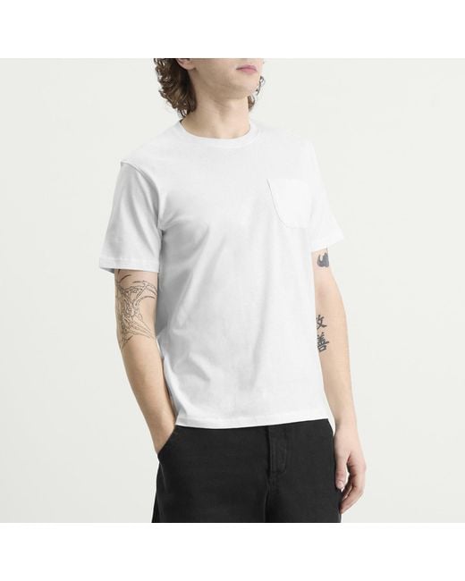 YMC White Wild Ones T-Shirt for men