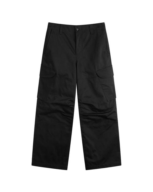 Acne Gray Patsono Heavy Cotton Satin Trouser for men
