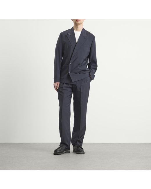 Carter Young Blue Kirk Unstructured Blazer for men